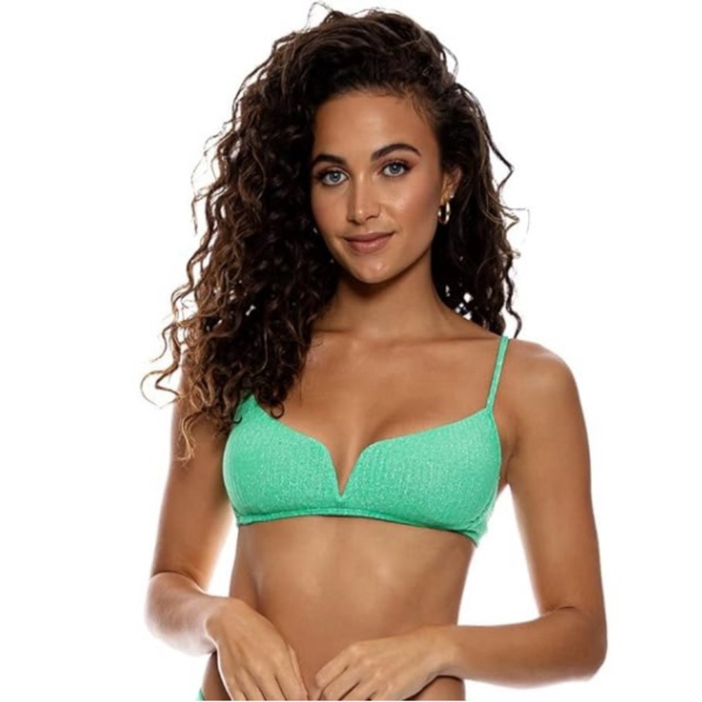 Luli Fama Starlight V Splice Bralette Top